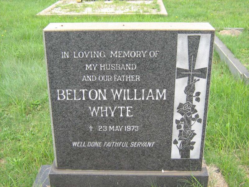 WHYTE Belton William 1973-
