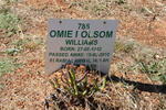 WILLIAMS Omie I. Olsom 1942-2010