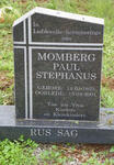 MOMBERG Paul Stephanus 1933-2001