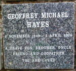 HAYES Geoffrey Michael 1949-2006