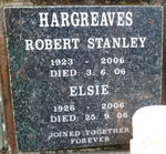HARGREAVES Robert Stanley 1923-2006 & Elsie 1926-2006