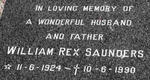 SAUNDERS William Rex 1924-1990