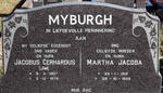 MYBURGH Jacobus Gerhardus 1907-1978 & Martha Jacoba 1919-1998
