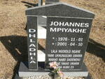 DHLADHLA Johannes Mpiyakhe 1976-2001