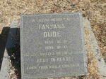 DUBE Fanyana 1930-1996