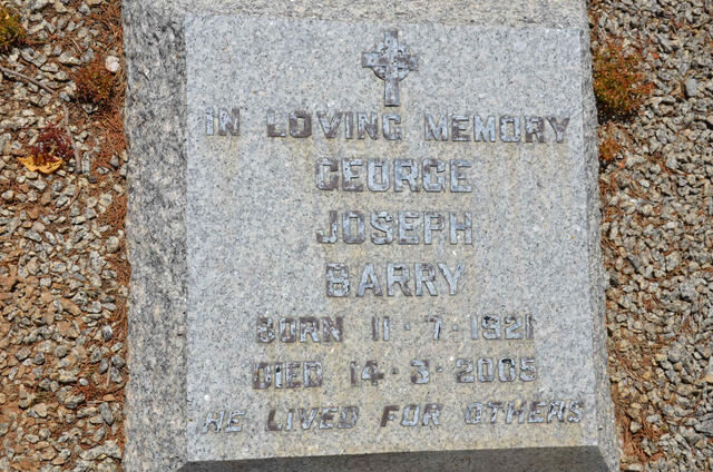 BARRY George Joseph 1921-2005
