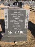 McCABE Christina Peace 1919-2006