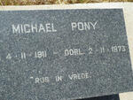 PONY Michael 1911-1973