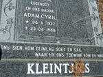KLEINTJIES Adam Cyril 1927-1988