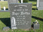 BOTHA Baps 1931-1993