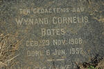 BOTES Wynand Cornelis 1908-1952