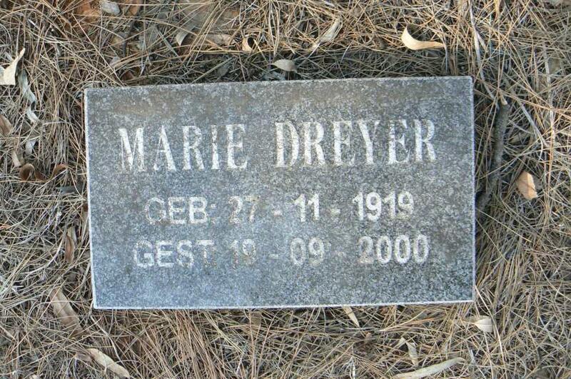 DREYER Marie 1919-2000
