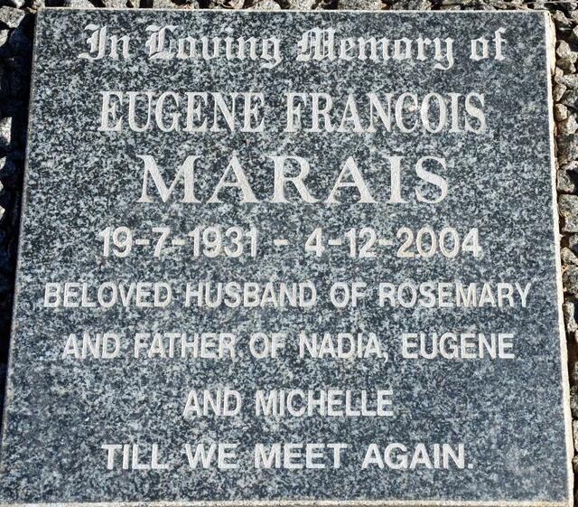 MARAIS Eugene Francois 1931-2004