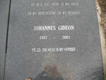 KRUGER Johannes Gideon 1947-2003