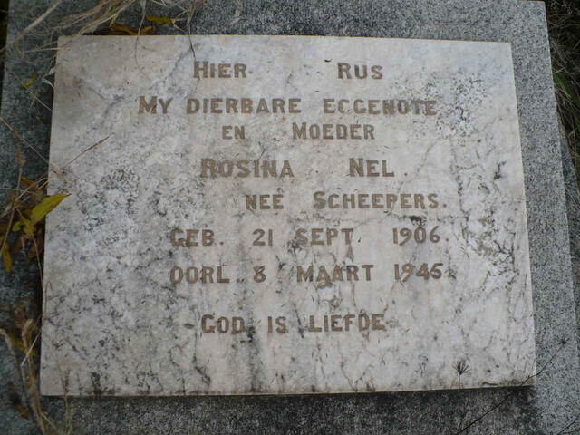 NEL Rosina nee SCHEEPERS 1906-1945