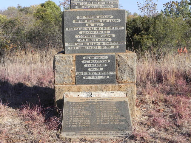 2. Slag van Kleinfontein Gedenkteken