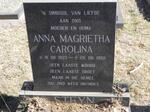 STEYN Anna Magrietha Carolina 1923-1992