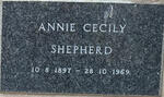 SHEPHERD Annie Cecily 1897-1969