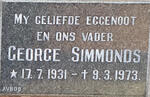 SIMMONDS George 1931-1973