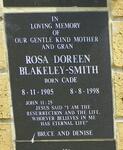 SMITH Rosa Doreen, BLAKELEY nee CADE 1905-1998
