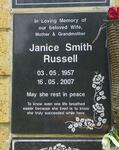 RUSSELL Janice Smith 1957-2007