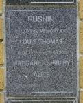 RUSHIN Louis Thomas 1923-200?
