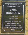 ROSSOUW Marie 1952-1998