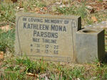 PARSONS Kathleen Mona nee TINLINE 1922-1955