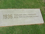 16. Thelma HALL marries Walter (Gordon) ADAM 1936