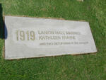 10. Lanion HALL marries Kathleen FRAYNE and they set up home at the Outlook 1919