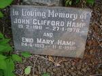 HAMP John Clifford 1911-1978 & Enid May 1913-1986