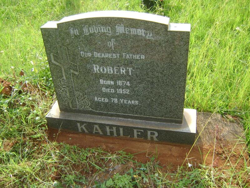 KAHLER Robert 1874-1952