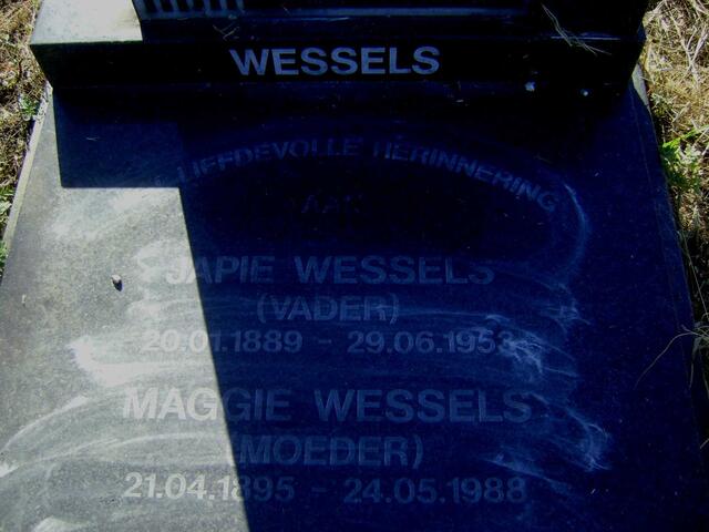 WESSELS Japie Wessels 1889-1953 & Maggie 1895-1988