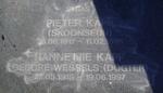 KAPP Pieter 1917-1995 & Hannetjie WESSELS 1918-1997