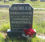 GROBLER Hermanus M. 1934-2010 & Susanna L. 1939-