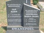 SWANEPOEL Jan Harm 1920-2009 & Gertruida Maria GREEFF 1923-2005