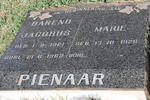 PIENAAR Barend Jacobus 1921-1962 & Marie 1926-