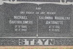 STEYN Michael Bartholomeus 1889-1960 & Salomina Magdalena Antoinette 1901-1972