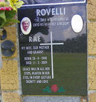 ROVELLI Rae 1940-2009