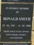 SMITH Ronald 1931-2006