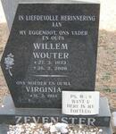 ZEVENSTER Willem Wouter 1933-2006 & Virginia 1935-