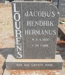 LOURENS Jacobus Hendrik Hermanus 1926-1986