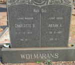 WOLMARANS Abram A. -1965 & Charlotte B. -1973