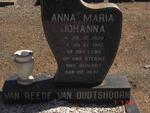 OUDSTHOORN Anna Maria Johanna, van Reede van 1930-1982
