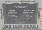BERGH Pieter Johannes, van den 1905-1981 & Sarah Ann Elizabeth 1912-1967