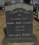 BERG Johanna Maria Elizabeth, van den 1883-1964