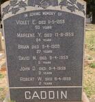 GADDIN Violet E. -1959 :: GADDIN Brian -1959 & Marlene Y. -1959 :: 