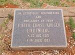 LIEBENBERG Pieter Ernst Kruger 1915-1957