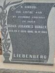 LIEBENBERG Schalk Johannes Burger 1909-1965