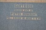 BERGHOUT Gertrude -1950